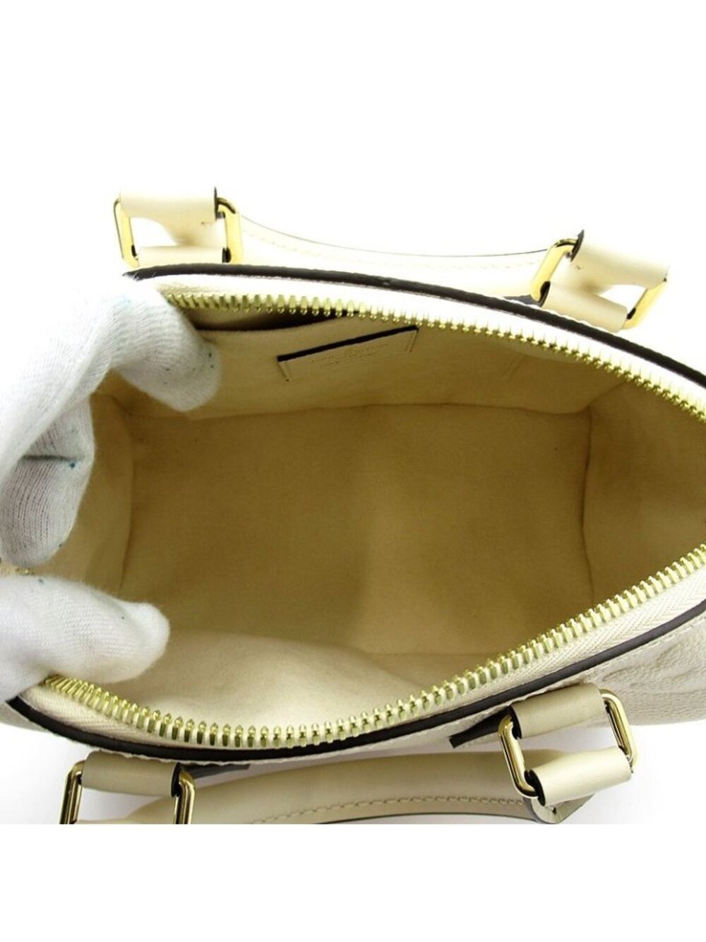 Louis Vuitton Speedy Bandouliere 20 Monogram Empreinte Boston Bag Cles - Picture 7 of 8